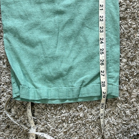 GAP Sage Green Linen Trousers Size M - Picture 5 of 9
